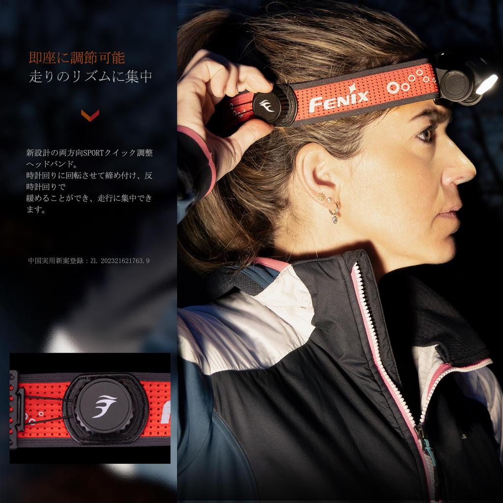 Fenix Rechargeable LED 1600 3400mAh IP68 Waterproof and 170 Meter Dual Light for Emergency and Power Headlamp Black Headlight HM65R-T V2.0 (Black)-R1