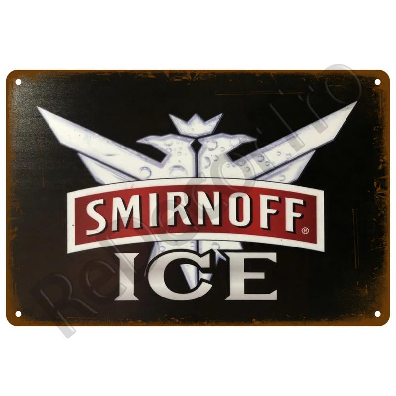 Tin Sign Home Decor Rum Brand Vintage Cold Beer Drink Wine Metal Sign Funny Poster For Bar Pub Club Man Cave Wall Decoration Art