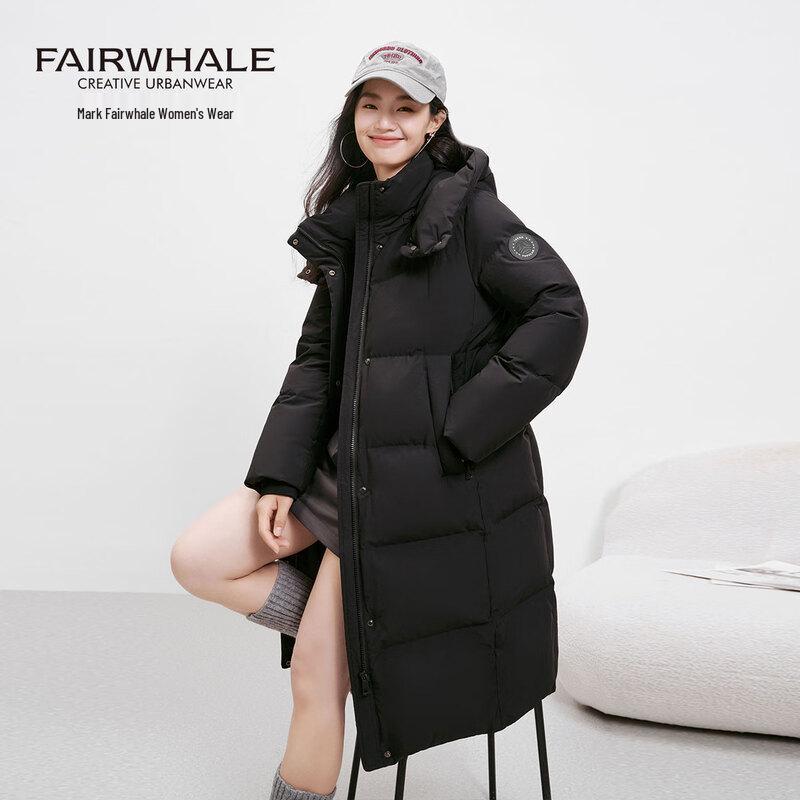 

Женский пуховик средней длины с капюшоном Mark Fairwhale S (90-105 catties)