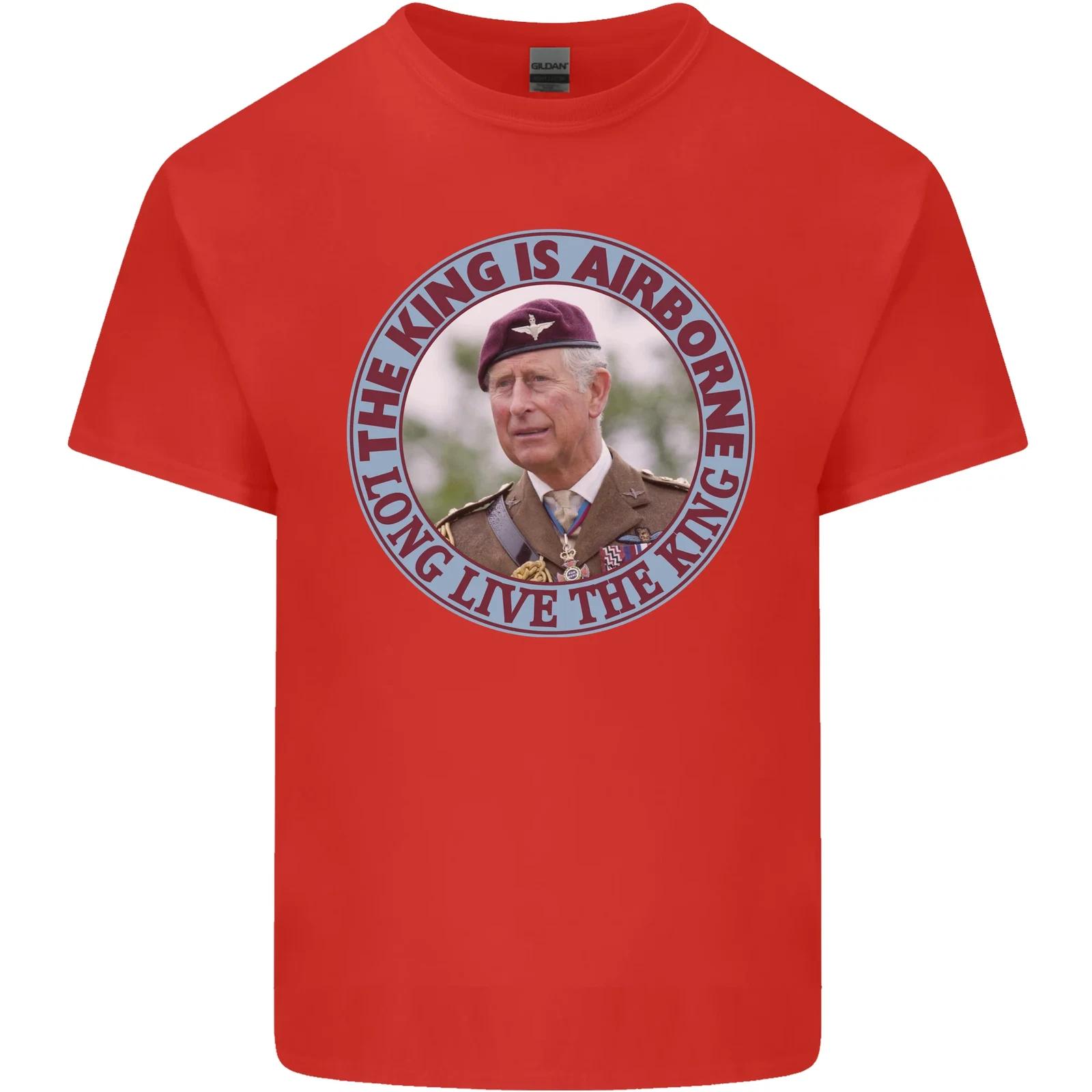 

The King Is Airborne Charles Coronation Kids T-Shirt Childrens M