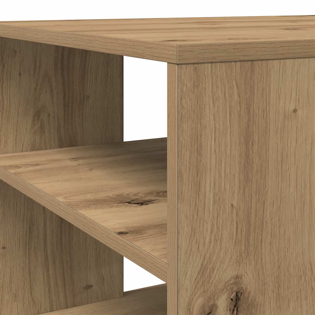 Artisan Oak Coffee Table 100 x 50 x 40 cm Engineered Wood