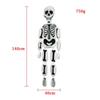 Halloween Skeleton Plush Toy Doll - White Bones Theme
