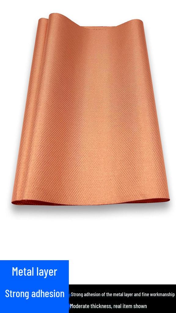 Copper Rhombus Grid RFID/EMF Shielding Fabric for Radiation and GPS Interference Protection