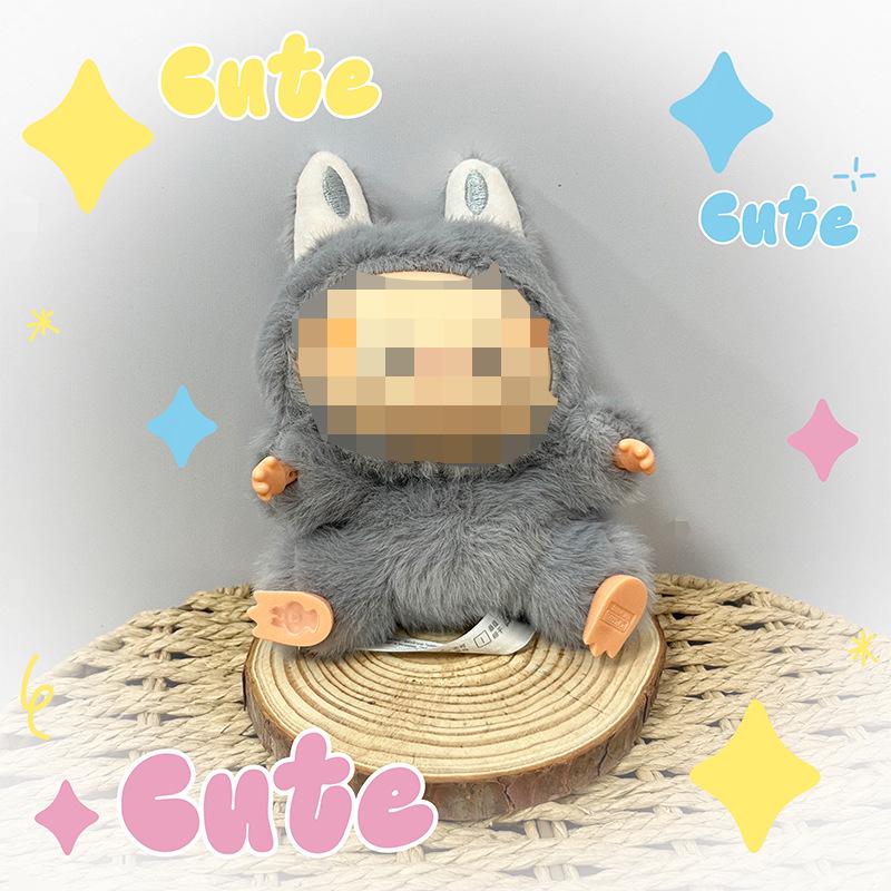 Cute Rabbit Plush Doll Vinyl Keychain Pendant