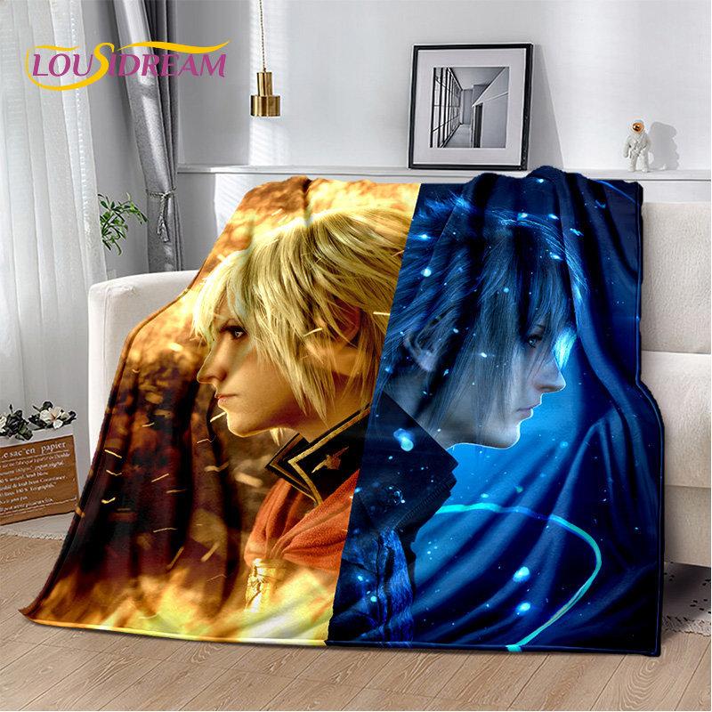 Final Fantasy Series Games Gamer  Soft Plush Blanket,Flannel Blanket Throw Blanket for Living Room Bedroom Bed Sofa Picnic Cover