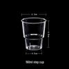 200ml Thickened Clear Disposable Hard Plastic Cups