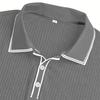 New Men's Polo Short-sleeved Shirt Solid Color for Men Business Casual and Trendy Summer New Men's Short-sleeved Polo Shirt