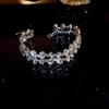 Collana Doppia Strato Ovale con Strass Stile Coreano - Raffinata e Versatile Catena per la Clavicola per Donne
