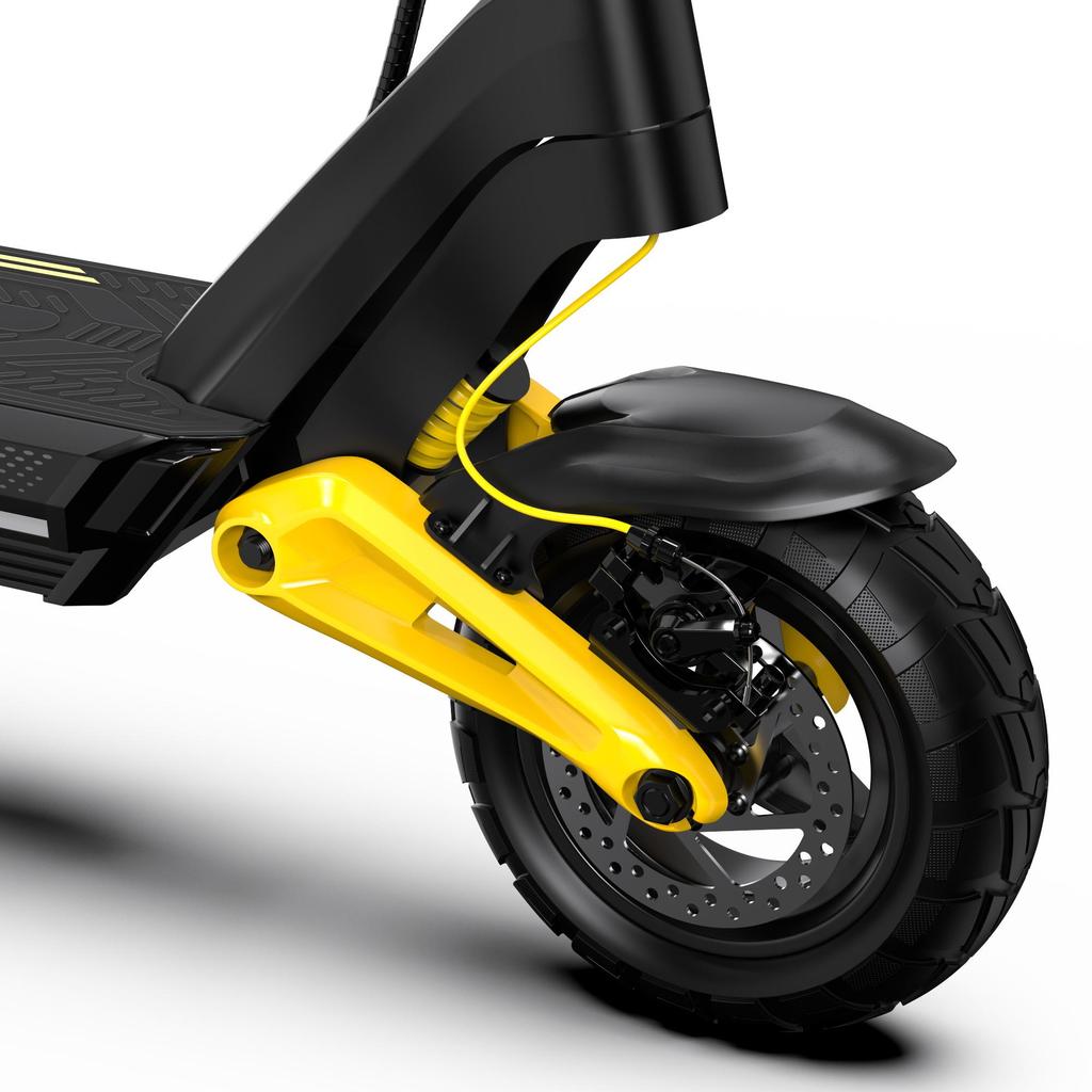 OOTD S10 Electric Scooter Outfit: 10-inch 1400W Motor, 48V 20AH, Maximum Range 70km, Maximum Load 120kg, Black