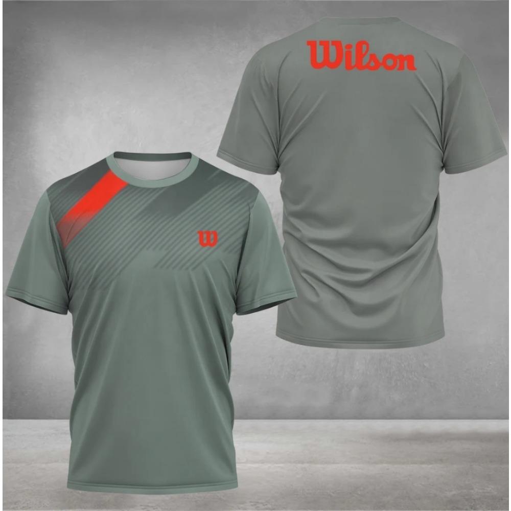 

2025 Men s W-letter Printed Casual Quick Drying Sports Top Outdoor Men s Soft and Breathable Round Neck T-shirt 6XL