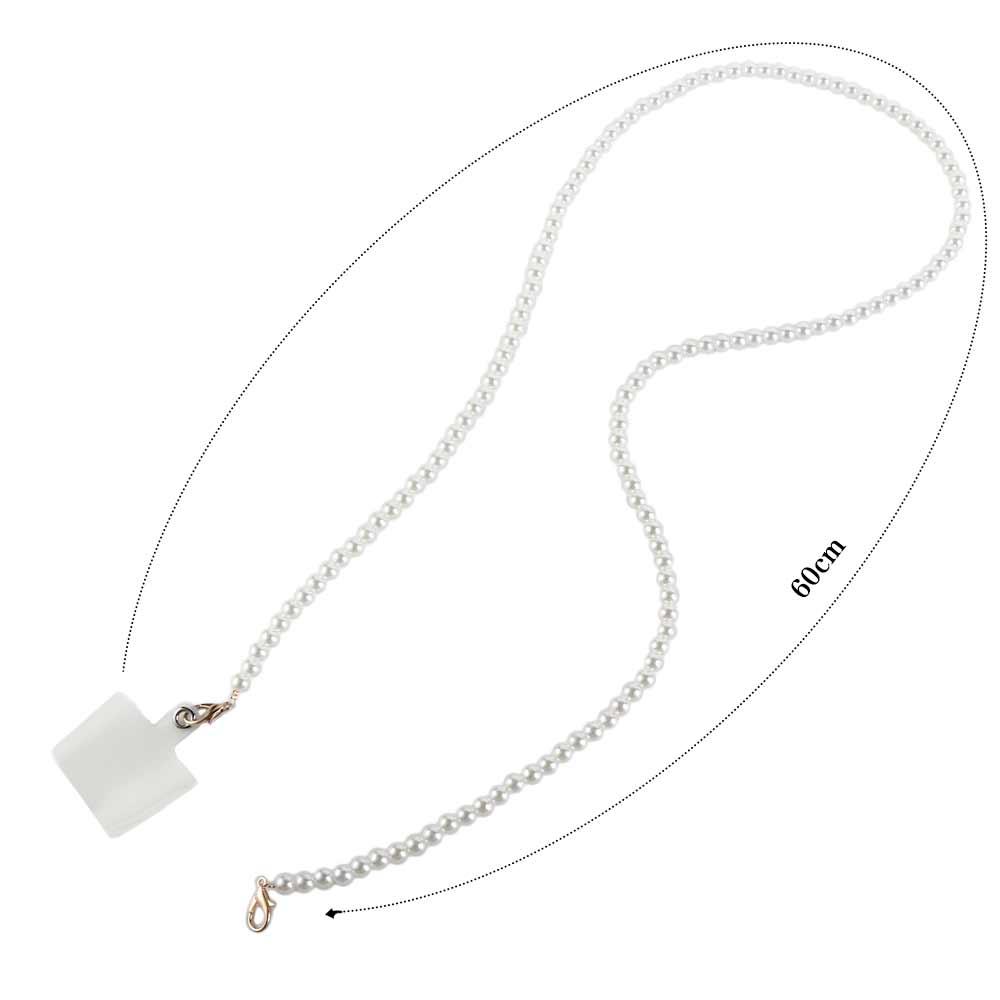 8MM Pearl Pearl Crossbody Cellphone Lanyard  Phone Case Accessories