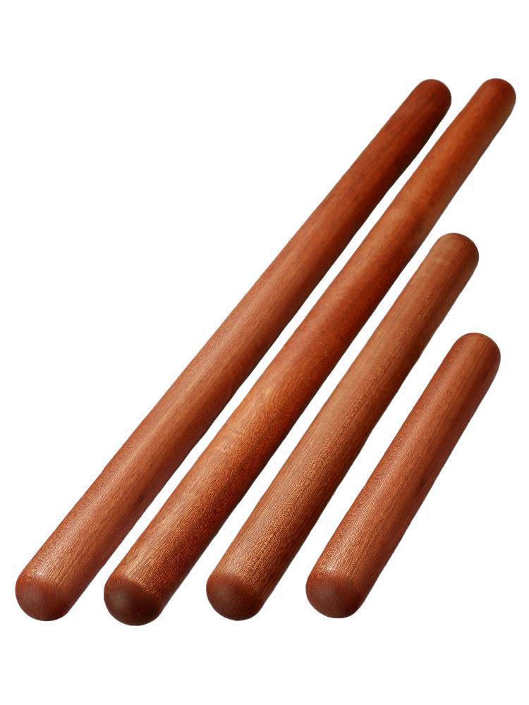 Beech Wood Rolling Pin for Dough and Dumplings - Solid Wood Baking Tool with Round Head