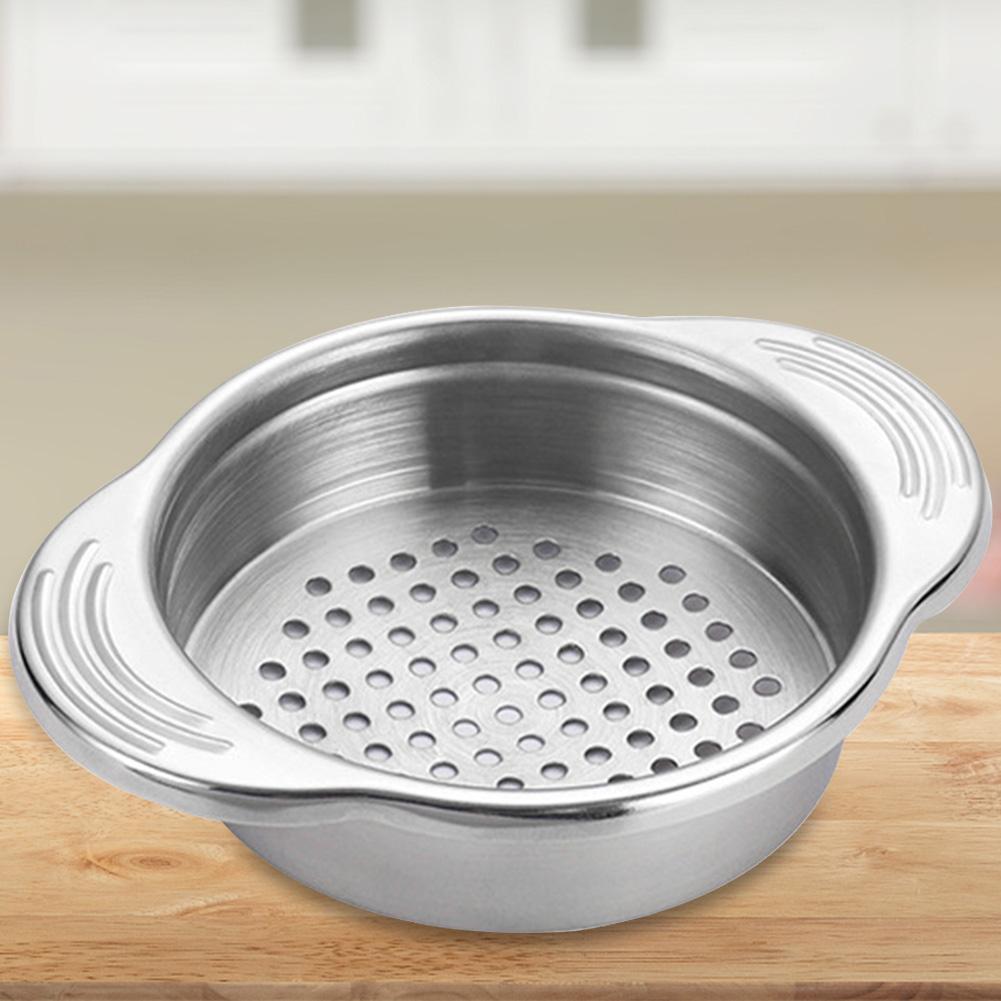 

304 Stainless Steel Can Strainer Dishwasher Safe 3.2inch Vegetable and Fruit Can Strainer Slip-Proof Handles Food Can Strainer China Mainland