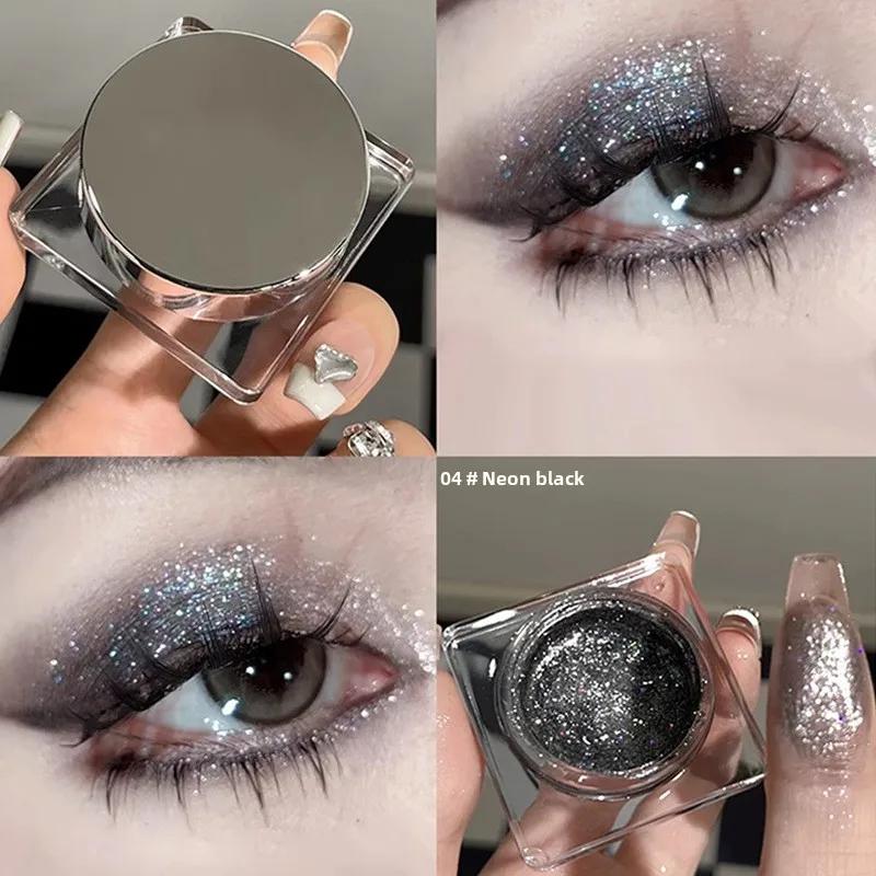 Glitter Eyeshadow Pearlescent Highlighter Powder Makeup Diamond Eye Shadow Palette Bright Shiny Eye Makeup Cosmetics