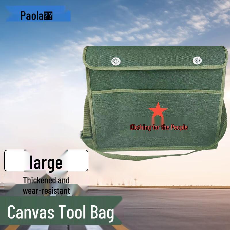 Paola Heavy-Duty Canvas Tool Bag