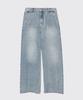 Iseuteuseobiseusyab Ess Washed Wide Denim Pants - Light Blue