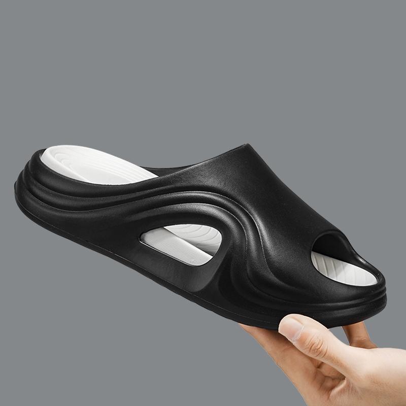 Summertime Mens Slide Shoes Eva Soft Plush Comfort Slides Indoor Outside Sandal Shoes Beach Men Daily Wear Shoes Garden Shoes Male House Slide Shoes