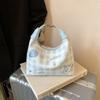 Plaid Portable Small Bag Women's New Trendy Fashion Cloud Bag Summer Women's Shoulder Messenger Bag
