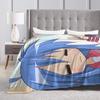 Konata Izumi L-Lucky S-Star Blankets Quality Super Warm  Throw Blanket Winter Students Home Decor Novelty Bedspread