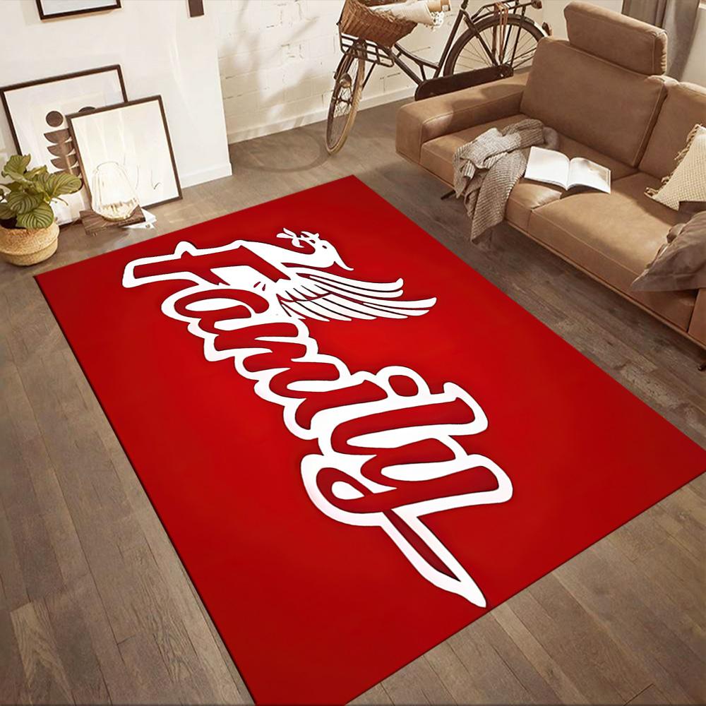 Liverpool Football Club Area Rug Suitable For Game Room Kitchen Entryway Outdoor Antislip Carpet Office Home Decor Wedding Party Gift