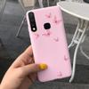 For Vivo Y19 2019 Case Cute Beautifly Flower Butterlfy Phone Cover For Vivo Y19 Y 19 1915 Black Silicone Soft TPU Case Bumper