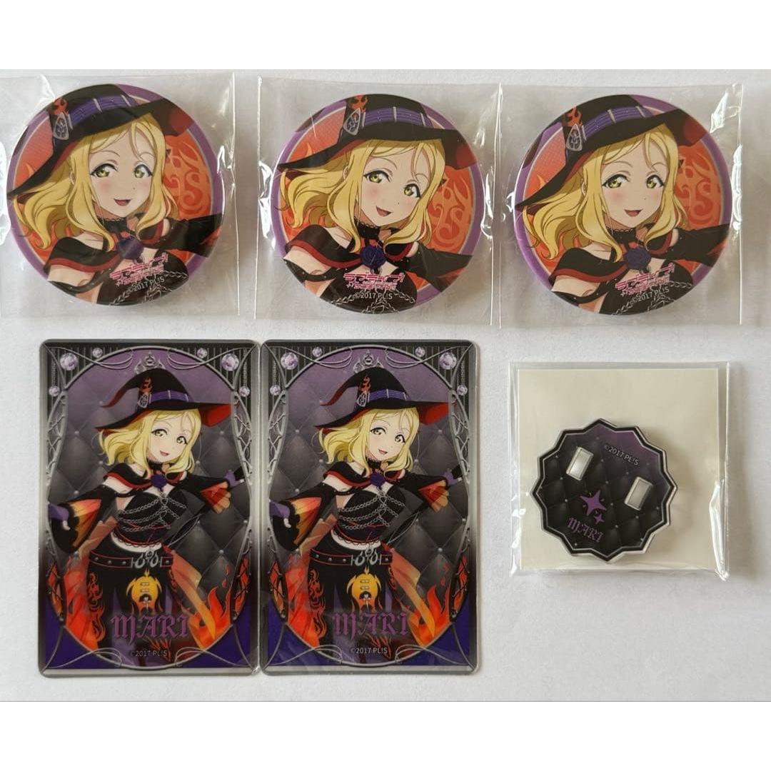Used Love Live Sunshine VS GKSS Can Badge Clear Card Mari Ohara