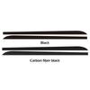 2pcs Car Side Skirt Sill Stripe Stickers Black/Carbon Fiber Black Transfer Glue Decals for BMW 1 3 4 5 6 Series F30 F35 F31