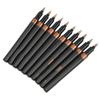 10Pcs Metallic Marker Pens Smoother Writing Quick Drying Excellent Ink Paint Pens for Graffiti Painting Coloring Notes