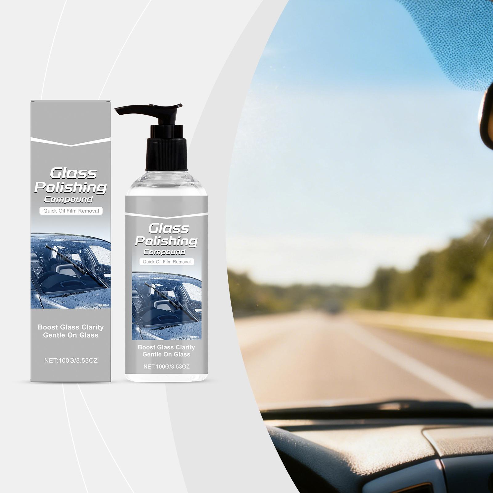 

Car Glass Cleaning Cream, Cleans stains, brightens and smooths car . One Size