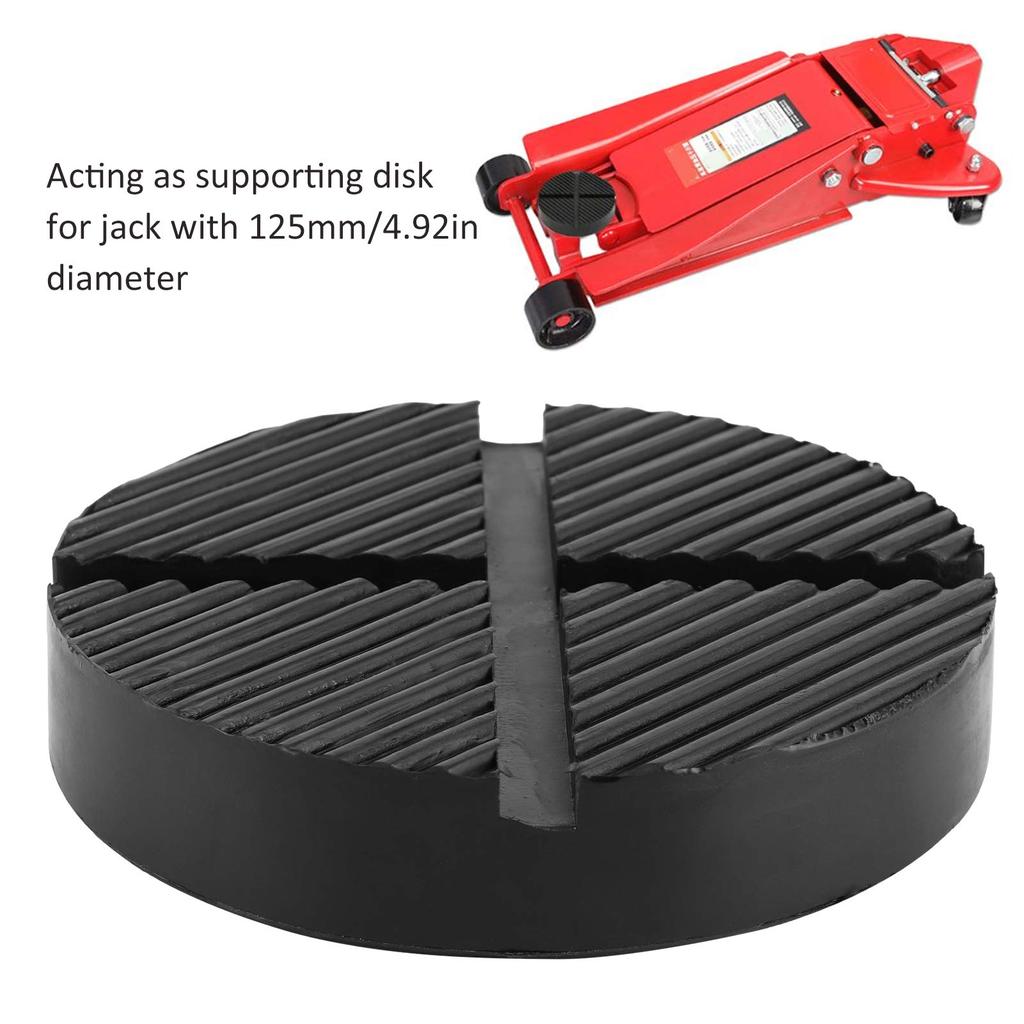 Yctze Universal Floor Jack Pad Adapter Slot Jack Point Cushion Rubber Disc for Car SUV Jack Pad