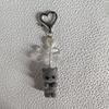 Adorable Cat Keychain with Heart Bowknot Ornament Accessory for Keys Bag Purse