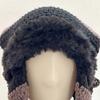 Soft Thick Unisex Warm Knitted Hat, Faux Fur Lined Winter Beanie With Stylish Ear Flaps & Tassels For Cold Weather Outdoor Use