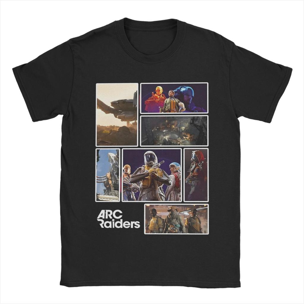 Herren Damen Arc Raiders Videospiele Shirt Baumwolle Grafik T-Shirts Oberbekleidung