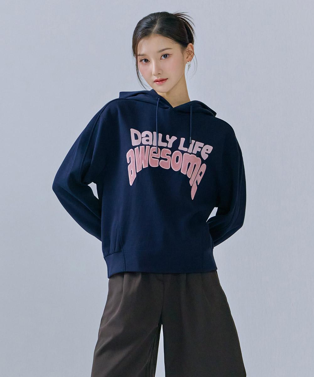 Chase Cult Women S Cut-Out Point Hoodie-Cerg5167B04 Navy/85