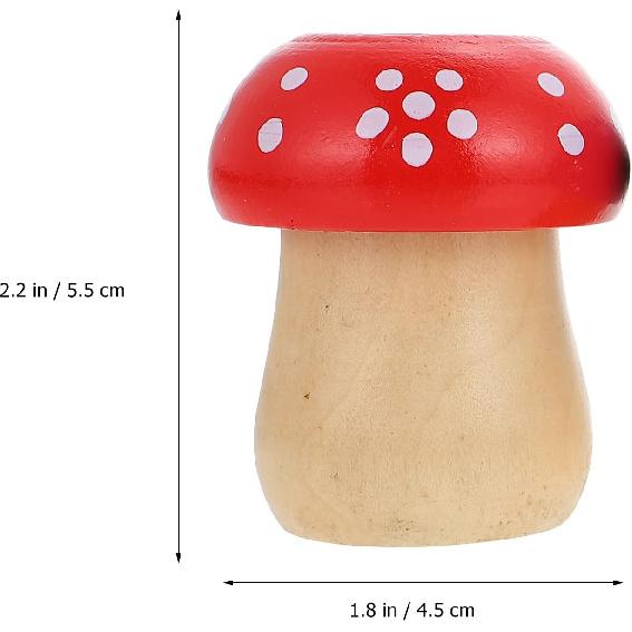 TOYMYTOY 3pcs Mushroom Shape Kaleidoscope Toys Kids Rotating Kaleidoscope Funny Toys