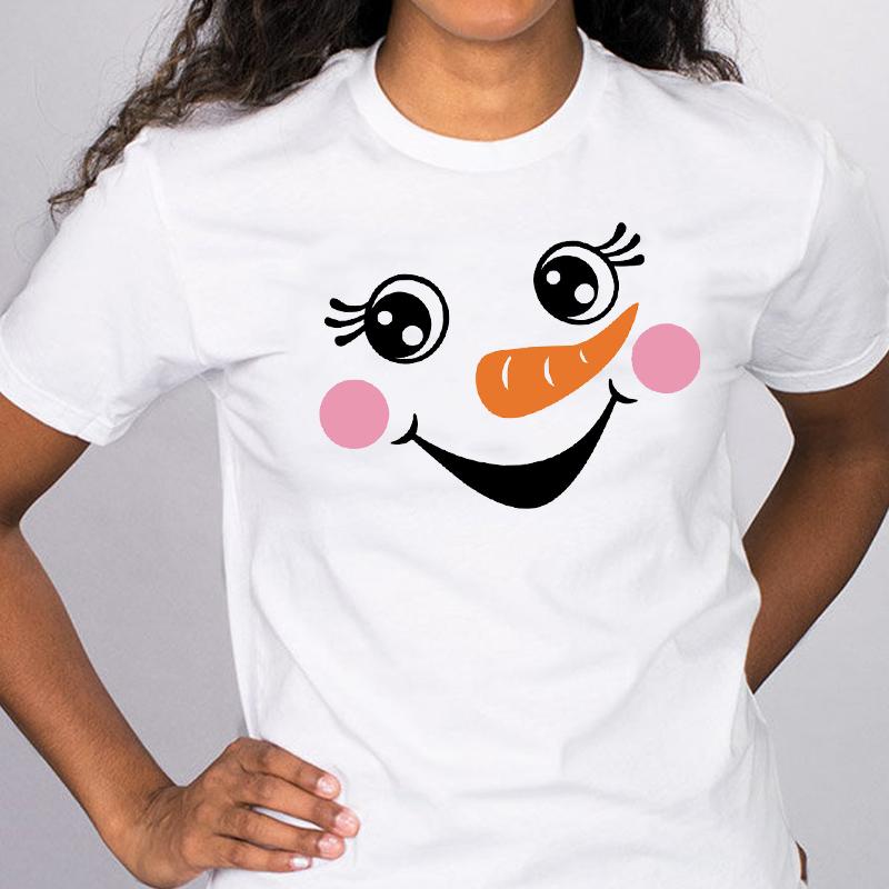 

Women T-Shirts Graphic Printing 2023 Cute Tree Top Female T Shirt Harajuku Cartoon O-Neck Casual Top Tee Ladies Clothing L білий