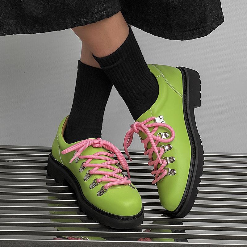 Trendy men's leather shoes and personalized styles Office leisure party Outdoor street High quality Derby shoes Daily