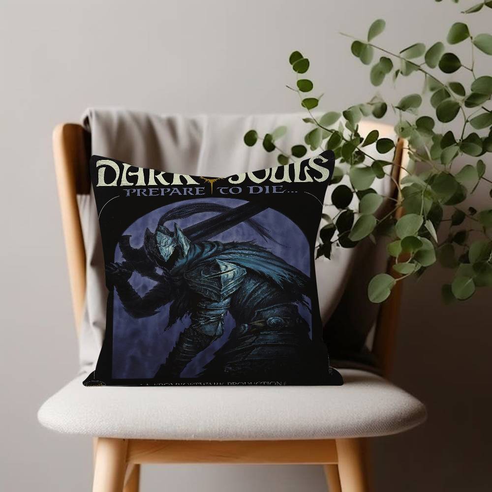 Pc DARK SOULS Adventure Game Cushion Cover Inches Farmhouse Decor Home Throw Pillow Covers for Couch Decorations