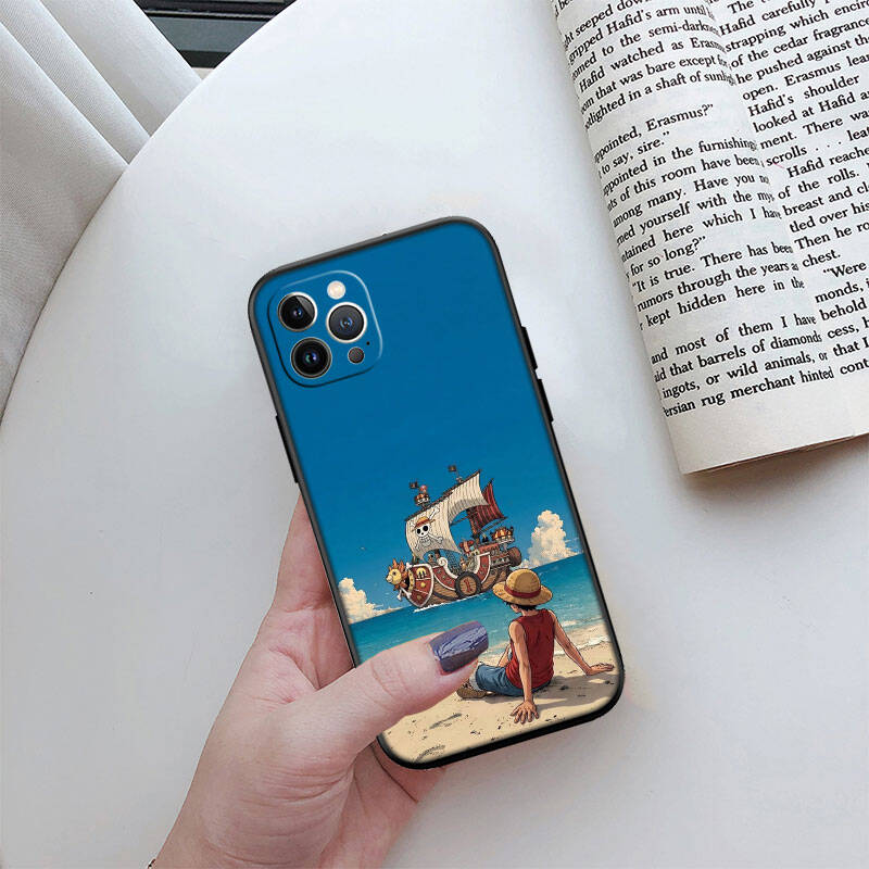 MH114 One Piece Cortoon Phone Shell Case for iPhone 7 8 11 12 13 14 15 16 17 16E XS Pro Max XR X SE Air