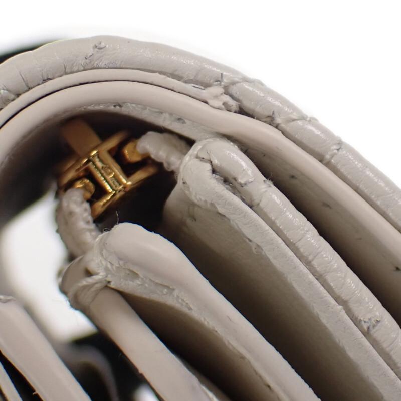 Dior  S5175UNID_M030 Tri-fold wallet white Calfskin Women