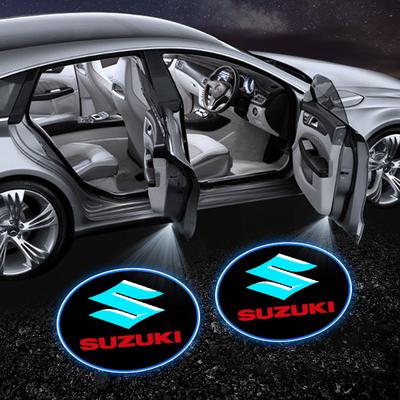 2Pc Car Door LED Light Welcome Lamp Wireless Laser Projector Lights For Suzuki Samurai Ltz 400 Vitara Gsr 600 Jimny Swift Strom