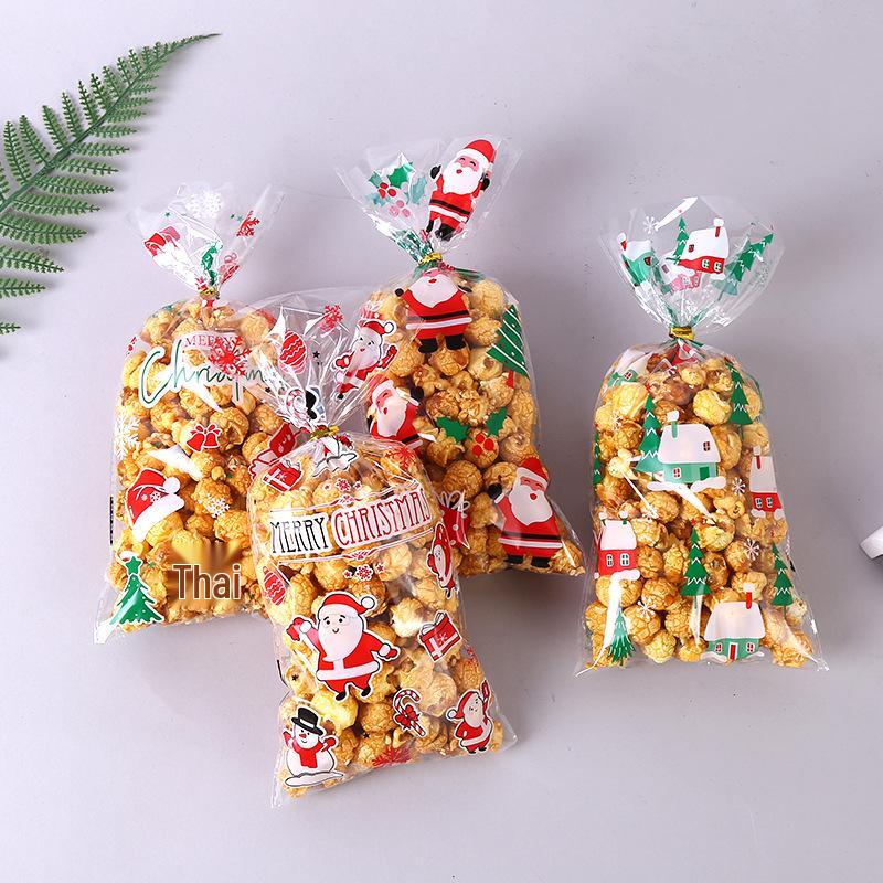 2025 Limited Edition Christmas Candy and Biscuit Drawstring Gift Bag
