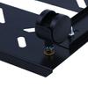 Adjustable Mobile CPU Stand with Wheels Ventilated PC Tower Holder Fits Most ATX Cases for Home Office Desk Use