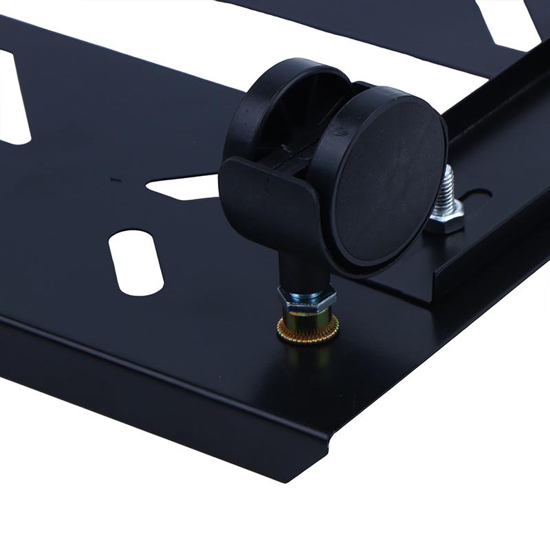 Adjustable Mobile CPU Stand with Wheels Ventilated PC Tower Holder Fits Most ATX Cases for Home Office Desk Use