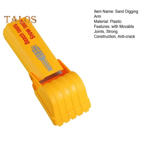 Sandbaggerarm mit beweglichen Gelenken, Sandbagger Spielzeug, Fördert Motorik, Kreativität, Schneebagger, Handsandbagger Spielzeug, Outdoor, Strand, Sandkasten