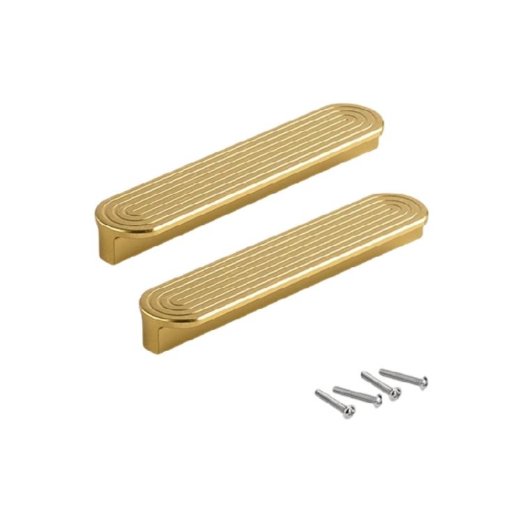 Strong Aluminum Pull Handles Simple Styles Design Cupboard Handle for Drawers & Cabinets No Tool Required for Installation