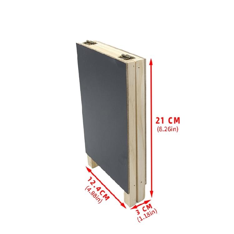Multipurpose Folding Blackboards Natural Wood Design Mobile Chalkboards Suitable for Multiple Space Meetings Classrooms