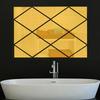 Creative 3D Geometric Diamond Acrylic Wall Sticker for Living Room TV Background
