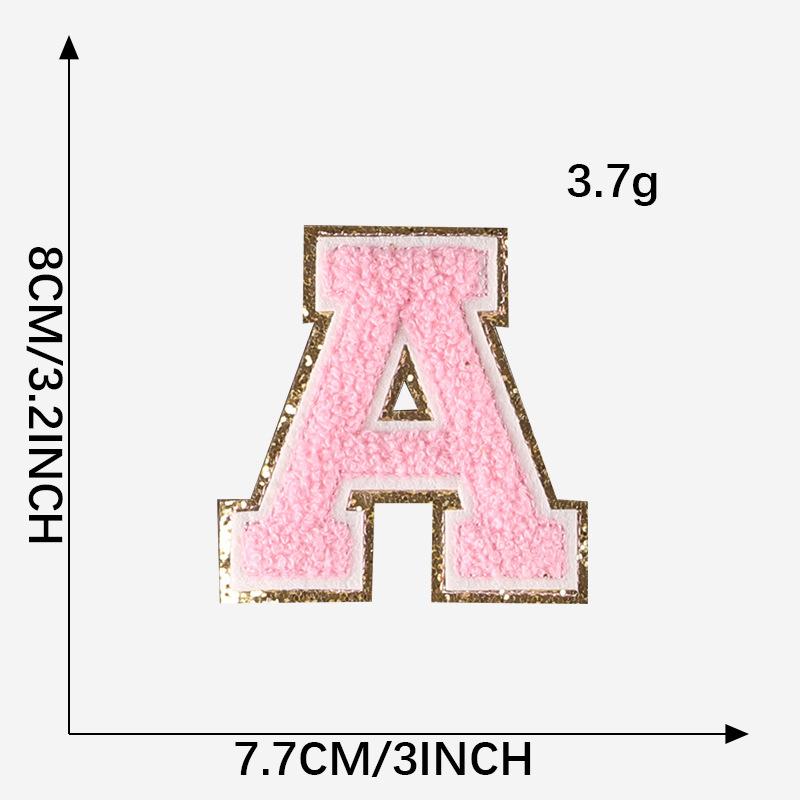 

Phnom Penh Chenille Embroidery Label Towel Embroidery Letter Lightning Patch Accessories Badge Cloth Embroidery Cloth Label Embroidery Cloth Sticker 6