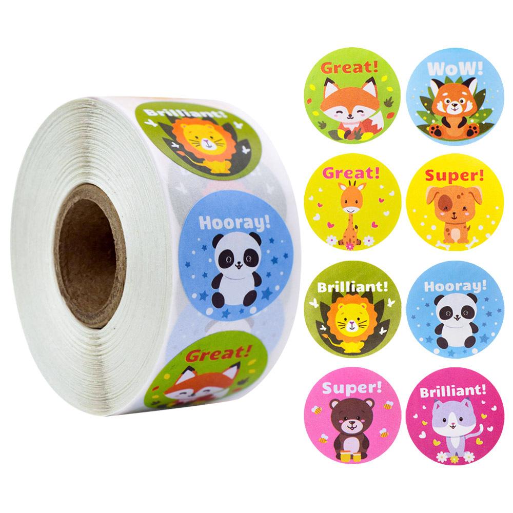 100-500pcs Teacher Reward Sticker Fun Motivation Stickerfor School Teacher Student Stationery Stickers Kids
